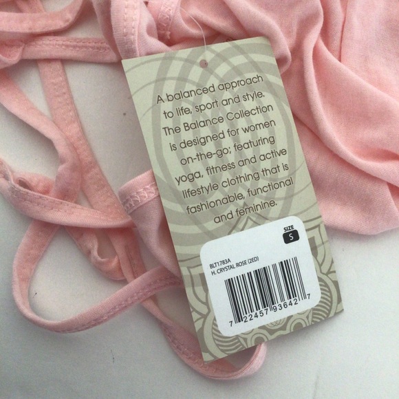 BALANCE COLLECTION BY MARIKA PINK CAGED TANK NWT S - Picture 9 of 11